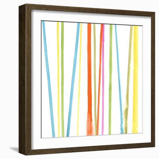 Cabana Stripes II-Erica J. Vess-Framed Art Print