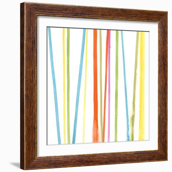 Cabana Stripes II-Erica J. Vess-Framed Art Print