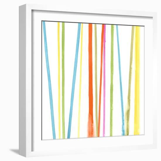 Cabana Stripes II-Erica J. Vess-Framed Art Print