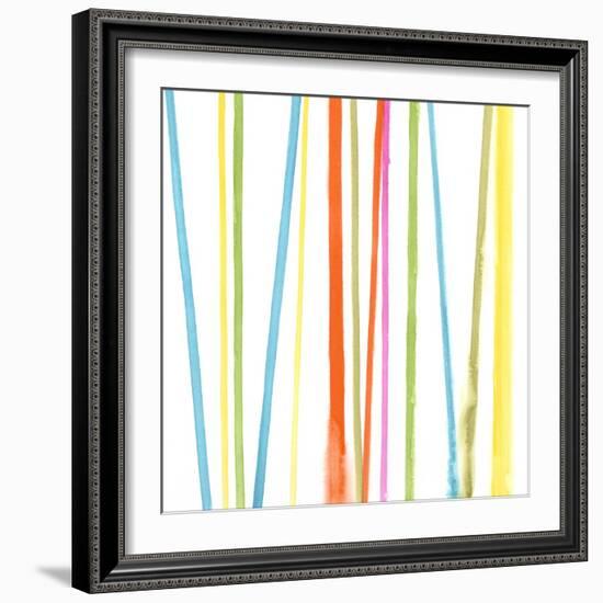 Cabana Stripes II-Erica J. Vess-Framed Art Print