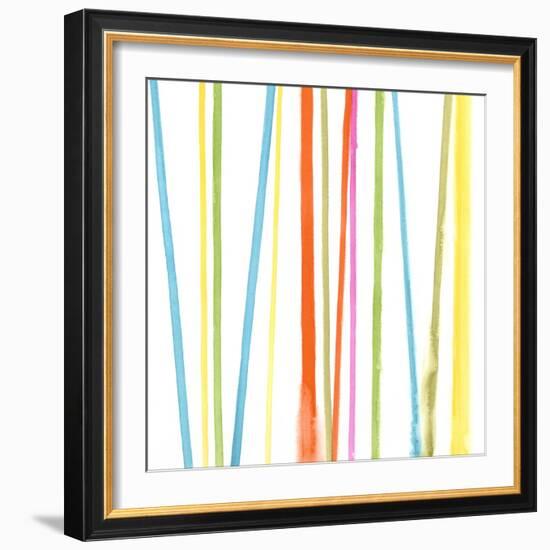 Cabana Stripes II-Erica J. Vess-Framed Art Print