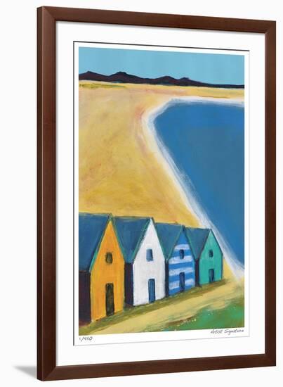 Cabanas by the Sea-Gale McKee-Framed Giclee Print