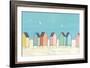 Cabanas I Pastel-Phyllis Adams-Framed Art Print
