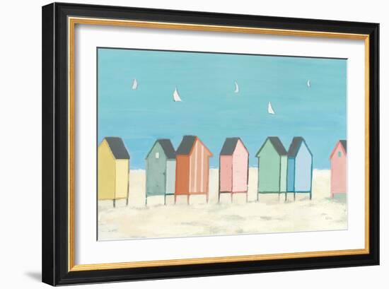 Cabanas I Pastel-Phyllis Adams-Framed Art Print