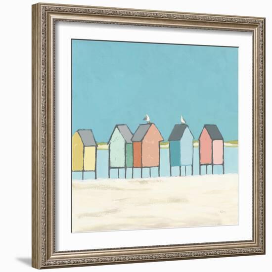 Cabanas II Pastel-Phyllis Adams-Framed Art Print