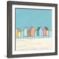Cabanas II Pastel-Phyllis Adams-Framed Art Print