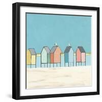 Cabanas II Pastel-Phyllis Adams-Framed Art Print