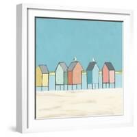 Cabanas II Pastel-Phyllis Adams-Framed Art Print