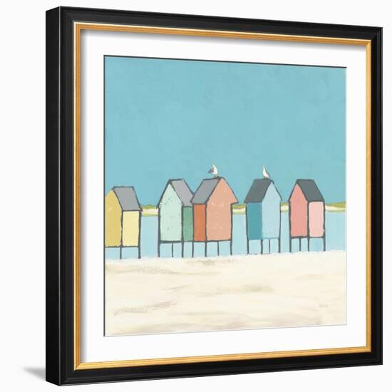 Cabanas II Pastel-Phyllis Adams-Framed Art Print