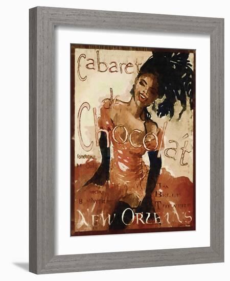 Cabaret Chocolate-null-Framed Giclee Print