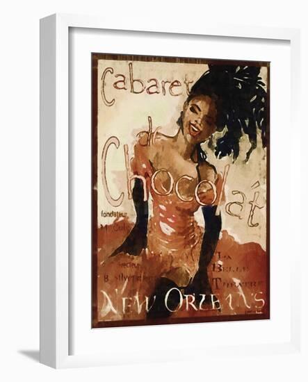 Cabaret Chocolate-null-Framed Giclee Print