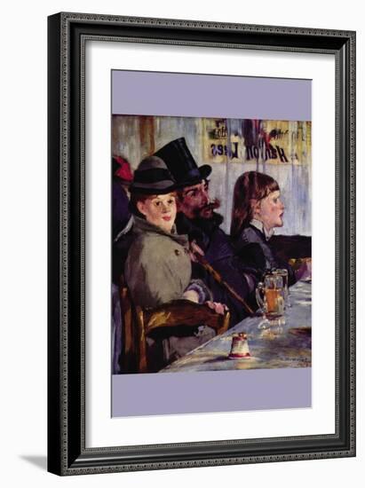 Cabaret In Reichshoffen-Edouard Manet-Framed Art Print