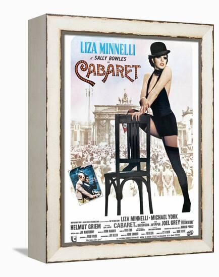 Cabaret, Italian Poster, Liza Minnelli, Michael York, Liza Minnelli, 1972-null-Framed Stretched Canvas