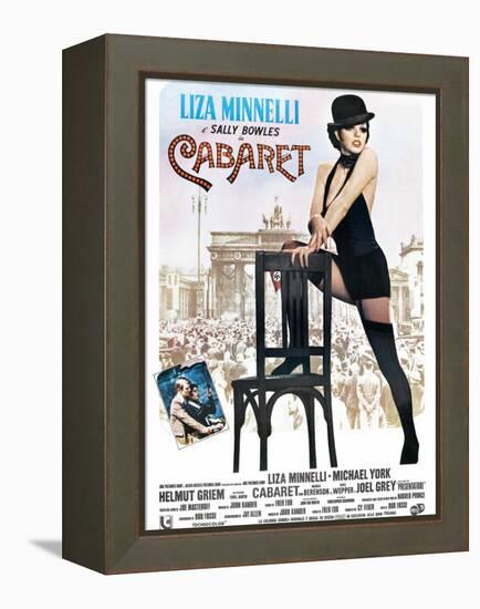 Cabaret, Italian Poster, Liza Minnelli, Michael York, Liza Minnelli, 1972-null-Framed Stretched Canvas