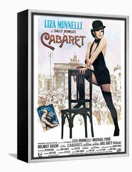 Cabaret, Italian Poster, Liza Minnelli, Michael York, Liza Minnelli, 1972-null-Framed Stretched Canvas