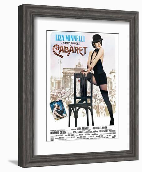 Cabaret, Italian Poster, Liza Minnelli, Michael York, Liza Minnelli, 1972-null-Framed Art Print