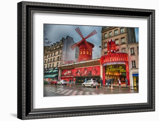 Cabaret Place Pigalle in Paris-null-Framed Art Print