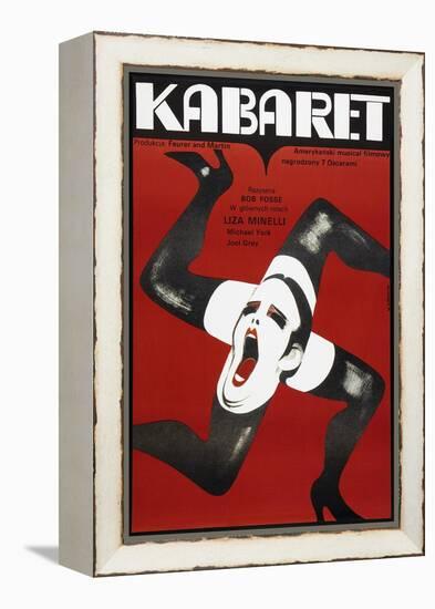 Cabaret, Polish poster, Liza Minelli, 1972-null-Framed Stretched Canvas