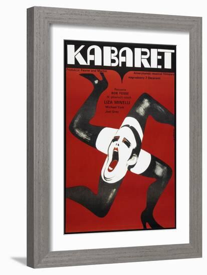 Cabaret, Polish poster, Liza Minelli, 1972-null-Framed Art Print