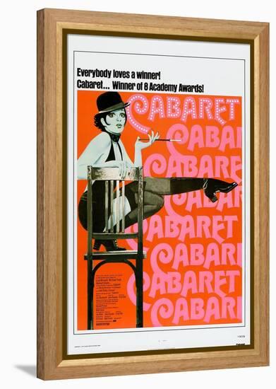 Cabaret, US poster, Liza Minnelli, 1972-null-Framed Stretched Canvas