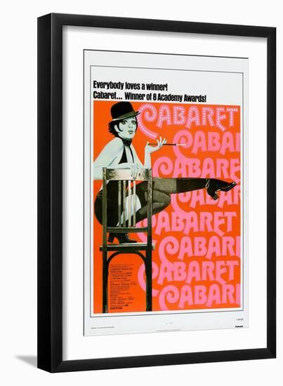 Cabaret, US poster, Liza Minnelli, 1972-null-Framed Premium Giclee Print