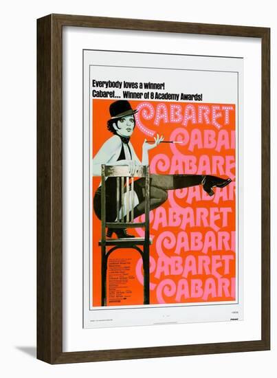 Cabaret, US poster, Liza Minnelli, 1972-null-Framed Art Print