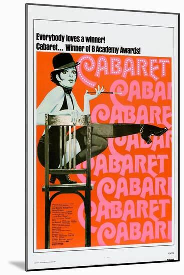 Cabaret, US poster, Liza Minnelli, 1972-null-Mounted Art Print