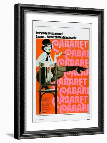 Cabaret, US poster, Liza Minnelli, 1972-null-Framed Art Print