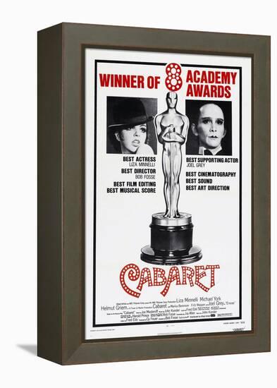 Cabaret, US poster, Liza Minnelli, Joel Grey, 1972-null-Framed Stretched Canvas