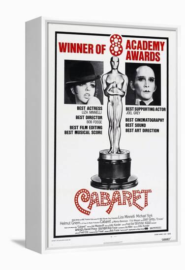 Cabaret, US poster, Liza Minnelli, Joel Grey, 1972-null-Framed Stretched Canvas