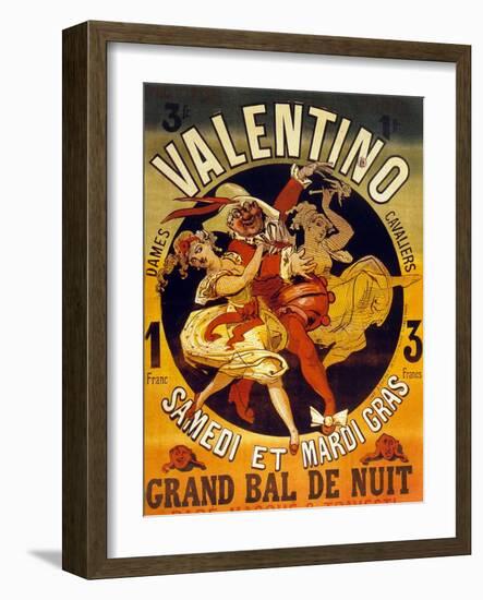 Cabaret Valentino Pour Un Grand Bal De Nuit Samedi Et Mardi Gras-null-Framed Photo