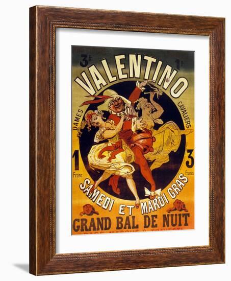 Cabaret Valentino Pour Un Grand Bal De Nuit Samedi Et Mardi Gras-null-Framed Photo