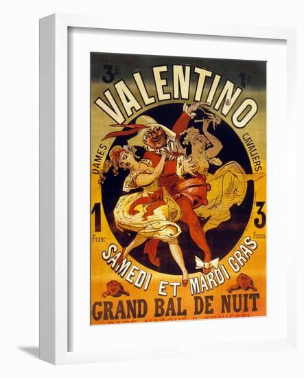 Cabaret Valentino Pour Un Grand Bal De Nuit Samedi Et Mardi Gras-null-Framed Photo