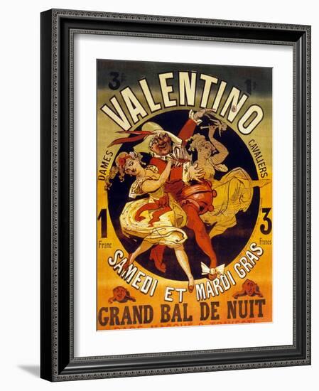 Cabaret Valentino Pour Un Grand Bal De Nuit Samedi Et Mardi Gras-null-Framed Photo