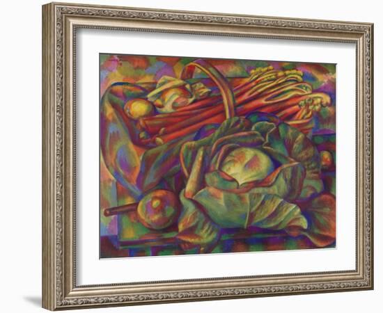'Cabbage and Rhubarb (Savoy Green)', 1929 (1930)-Mark Gertler-Framed Giclee Print