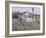 Cabbage Patch Near the Village, 1875-Camille Pissarro-Framed Giclee Print