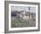 Cabbage Patch Near the Village, 1875-Camille Pissarro-Framed Giclee Print