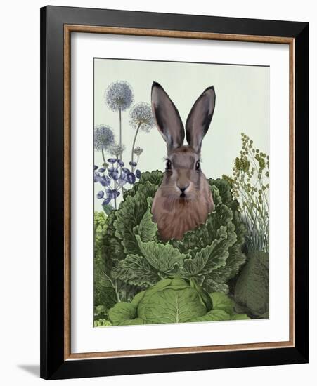 Cabbage Patch Rabbit 1-null-Framed Art Print