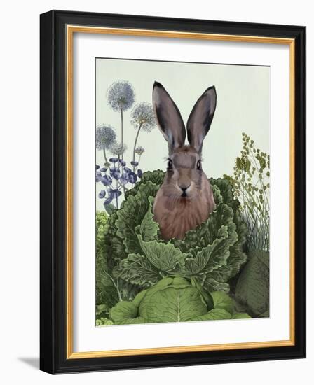 Cabbage Patch Rabbit 1-null-Framed Art Print