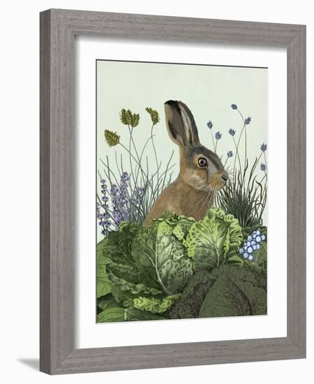 Cabbage Patch Rabbit 3-null-Framed Art Print