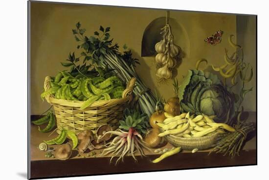 Cabbage, Peas and Beans, 1998-Amelia Kleiser-Mounted Giclee Print