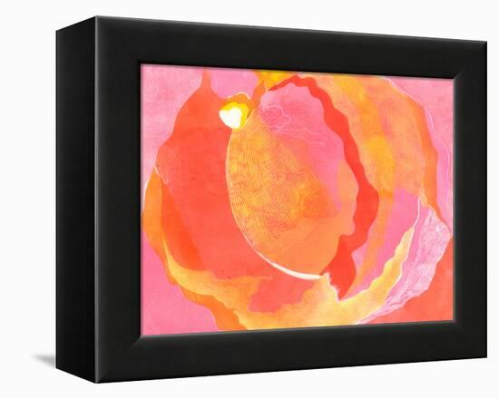 Cabbage Rose I-Carolyn Roth-Framed Stretched Canvas