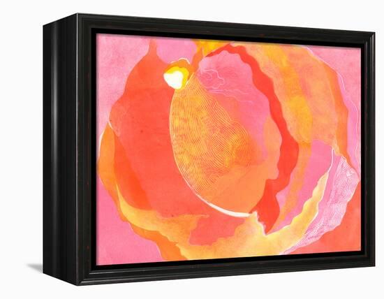Cabbage Rose I-Carolyn Roth-Framed Stretched Canvas