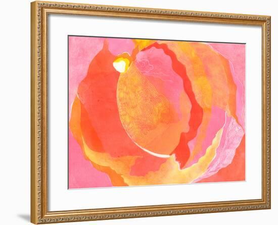 Cabbage Rose I-Carolyn Roth-Framed Art Print