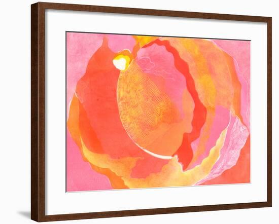 Cabbage Rose I-Carolyn Roth-Framed Art Print