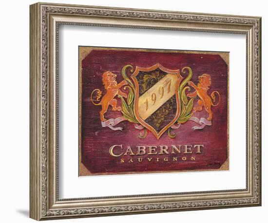 Cabernet Label-Angela Staehling-Framed Art Print