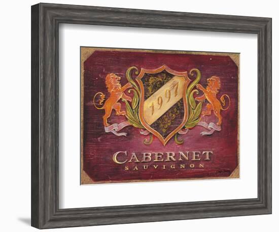 Cabernet Label-Angela Staehling-Framed Art Print