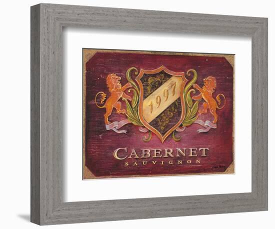 Cabernet Label-Angela Staehling-Framed Art Print