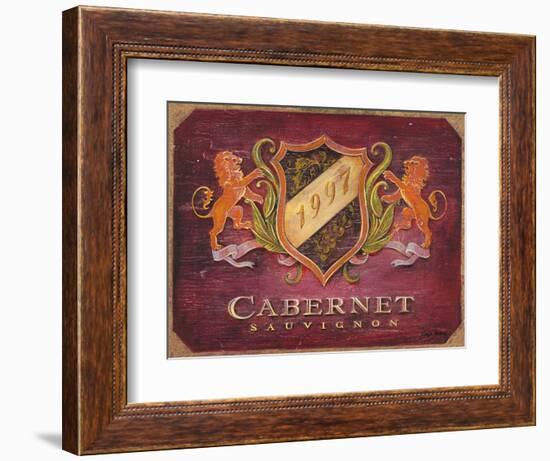 Cabernet Label-Angela Staehling-Framed Art Print