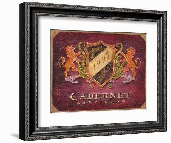 Cabernet Label-Angela Staehling-Framed Art Print